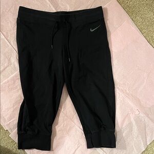 Nike Black Capri Pants with Logo